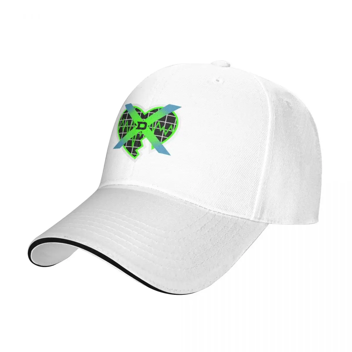 HBK IYH '97 DX Black/Green Heart Collage Cap Baseball Cap thermal visor hats for women Men's