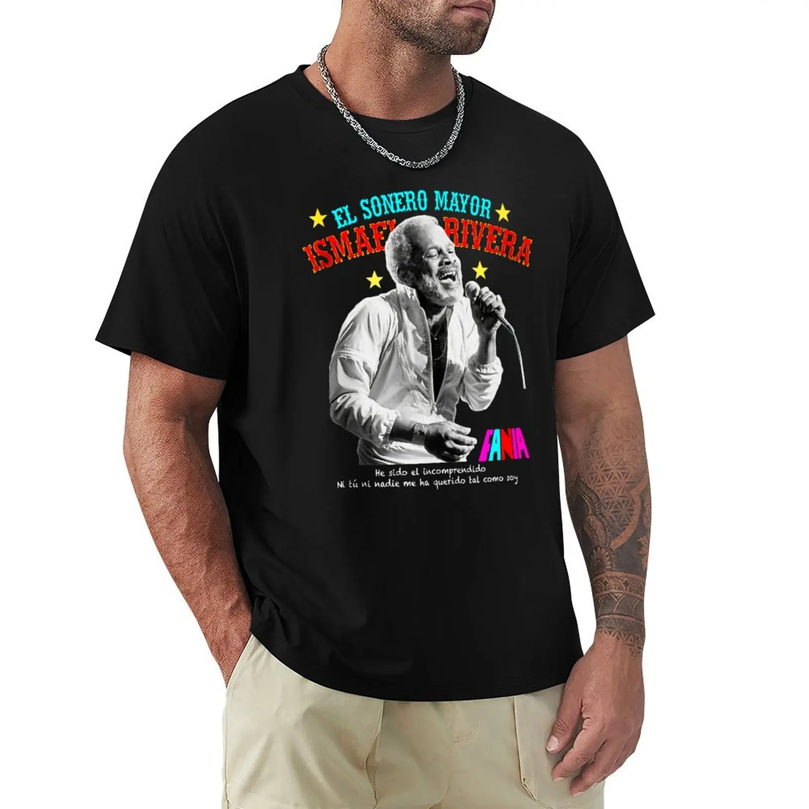Camiseta Virtrikatitte Ismael Rivera El Sonero Mayor Fania, regalo para el día de Halloween, Acción de Gracias, día de Navidad