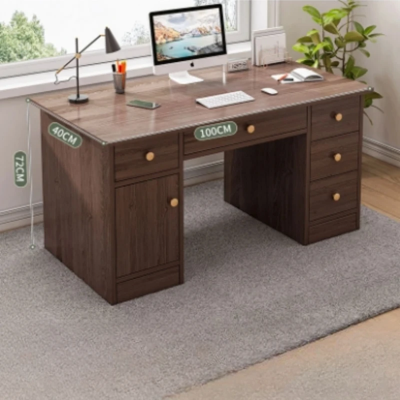 Kawaii Drawer Computer Desk Table Adults Luxury Study manmade board Office Desk Reading Bedroom Mesa Para Compuatador Furniture