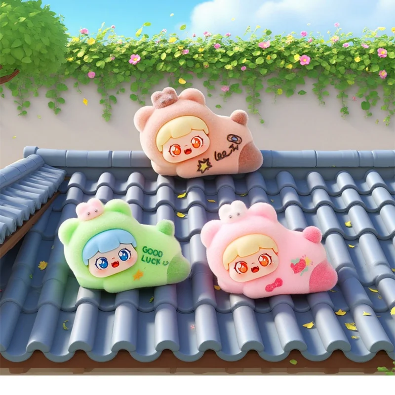 ตุ๊กตาการ์ตูนขนฟู ของเล่นสุดฮิต กล่องสุ่ม ของตกแต่งโต๊ะทำงานในห้องนั่งเล่นขนาดเล็ก ของขวัญแบบซองสุ่ม ฟิกเกอร์ขนาดเล็ก