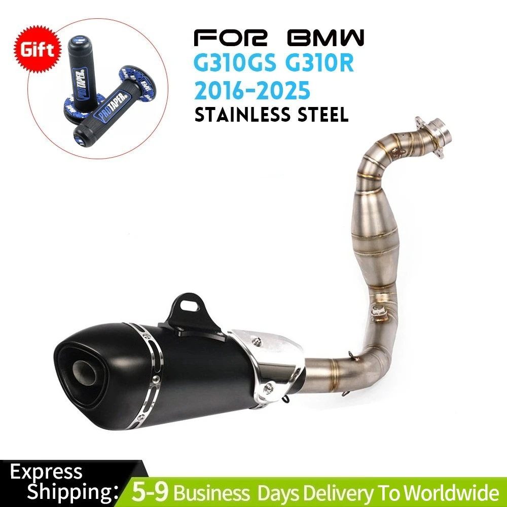 

Whole System For BMW G310GS G310R 2016-2025 Header Pipe Black Exhaust Muffler Exhaust Systems Exhausts Pipes