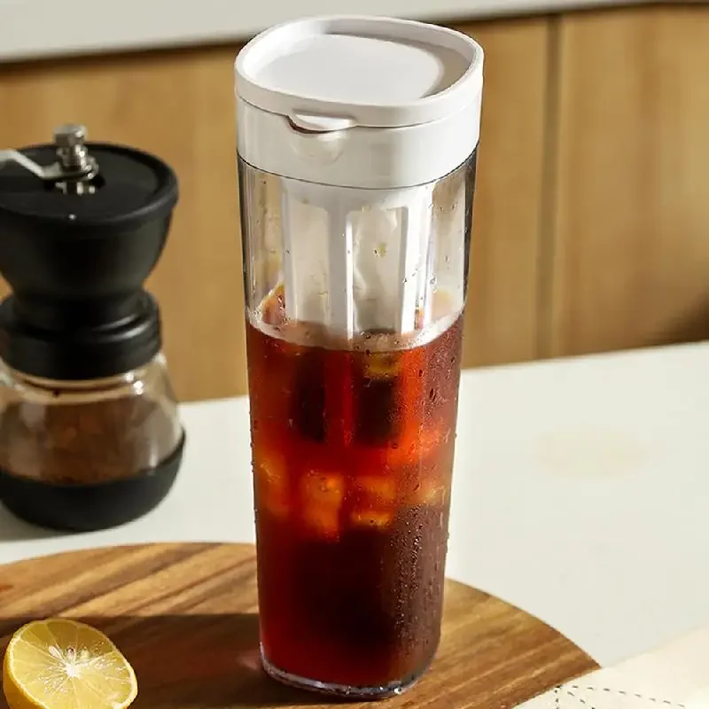 Cold Brew Coffee Pot 1100ML Espresso Filter Bottle Cold Brewing Pot Portable Iced Brew Coffee Maker Tea Juice  Coffe Kettle - Image 2