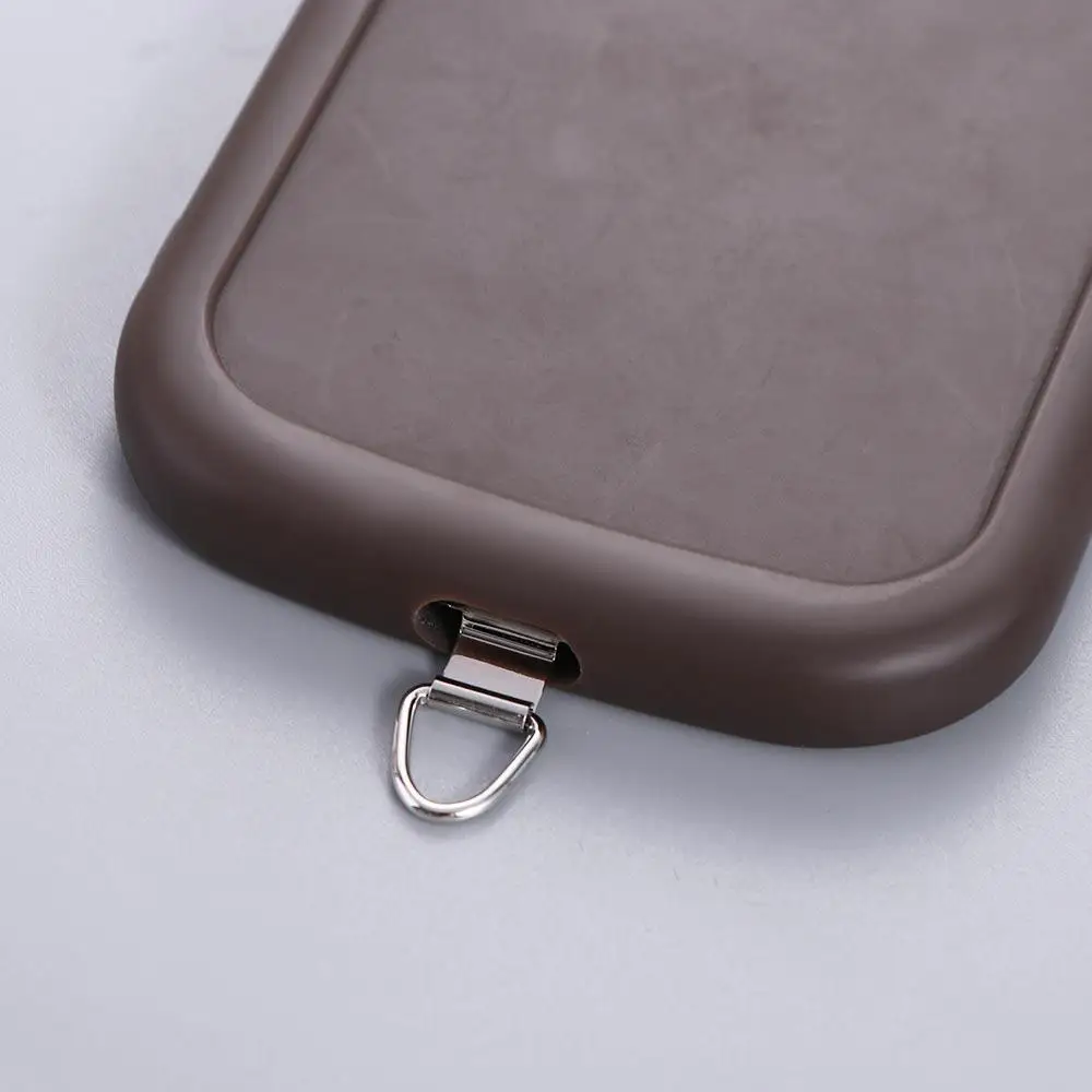 Anti-lost Phone Tether Patch Stainless Steel Safety Cellphone Strap Gasket PVC Ultra-thin Phone Lanyard Straps Patch