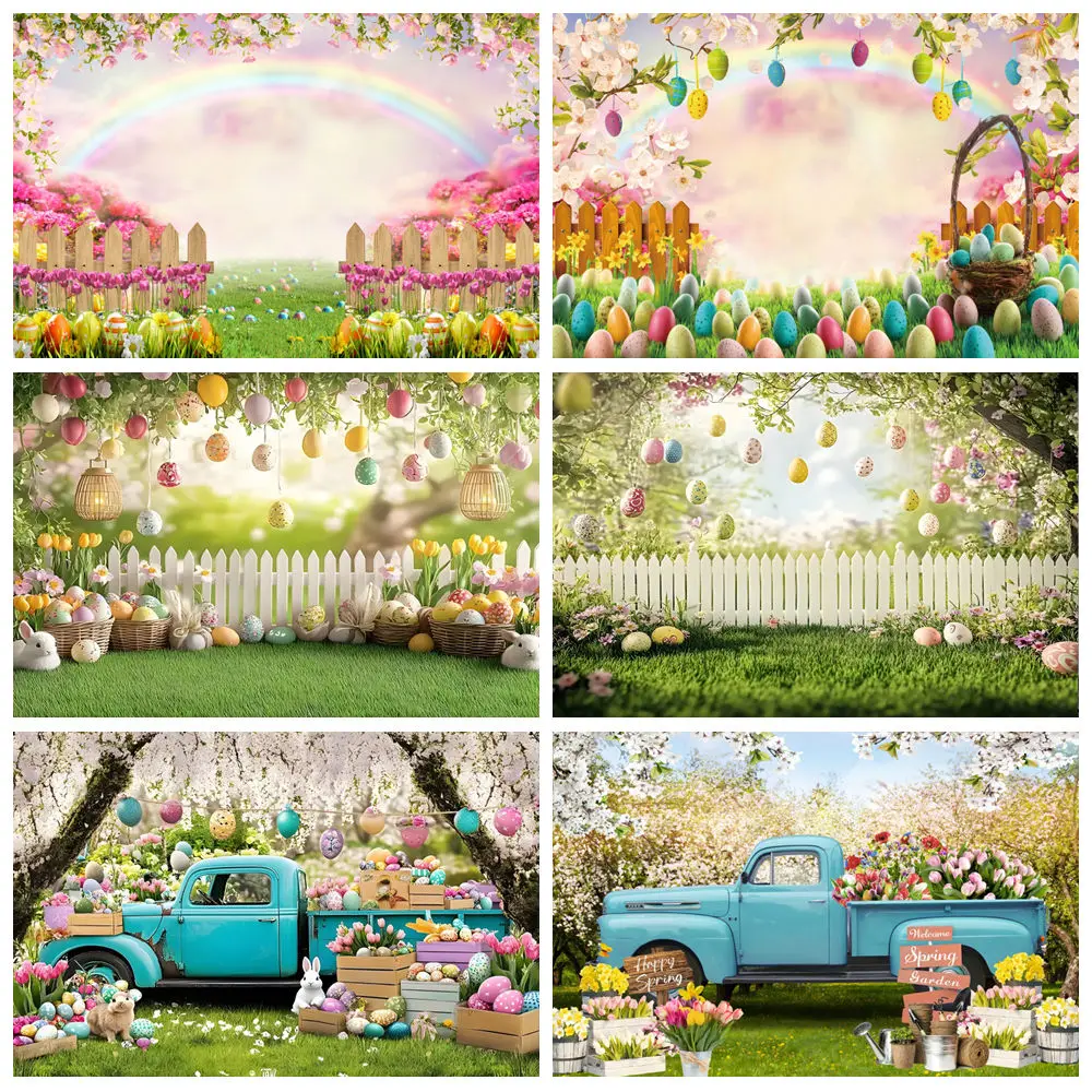 primavera-pascoa-fotografia-fundo-coelho-ovo-flor-cerca-dos-desenhos-animados-carro-cha-de-bebe-crianca-artistico-retrato-pano-de-fundo-estudio-foto