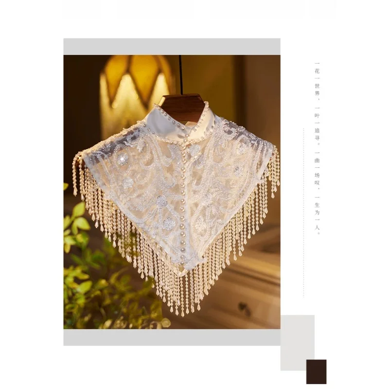 versatile-heavy-handmade-retro-beaded-tassel-shawl