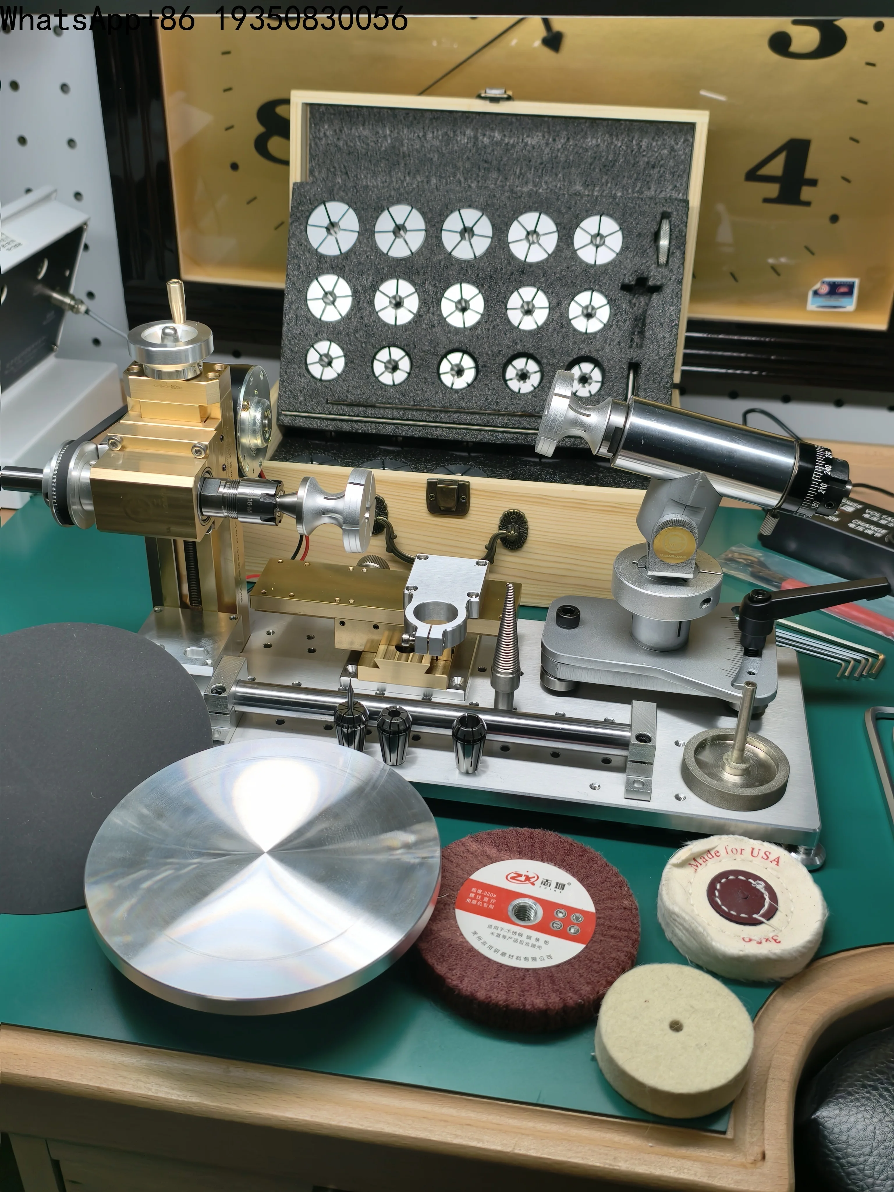 High-quality Metal Watch Tool Integrated Grinding Polishing Machine Handmade  Brand for Bottom Cover Rounding Wire Strap