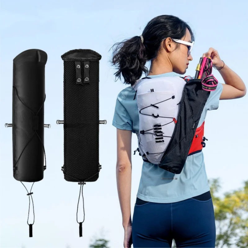 Trekking Poles Carry Bag Lightweight Waterproof Bag Poles Hiking Portable Storage Bag Suitable for Vest Backpacks Cane Bag