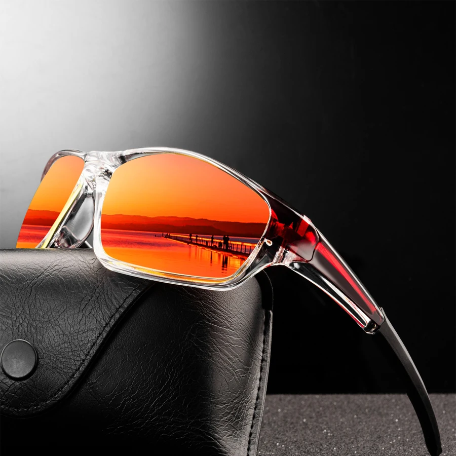 4 قطع أزياء خمر الدراجات نظارات شمسية رياضية الرجال النساء القيادة الصيد تشغيل تسلق الجبال نظارات شمسية UV400 نظارات