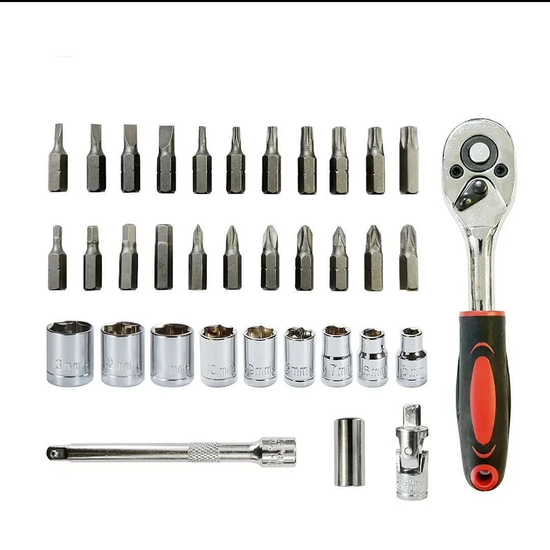 35 In 1 Screwdriver Set, Multi-Purpose Socket, Ratchet Wrench, Irregular Screwdriver Head, Household Maintenance And Machine Rep