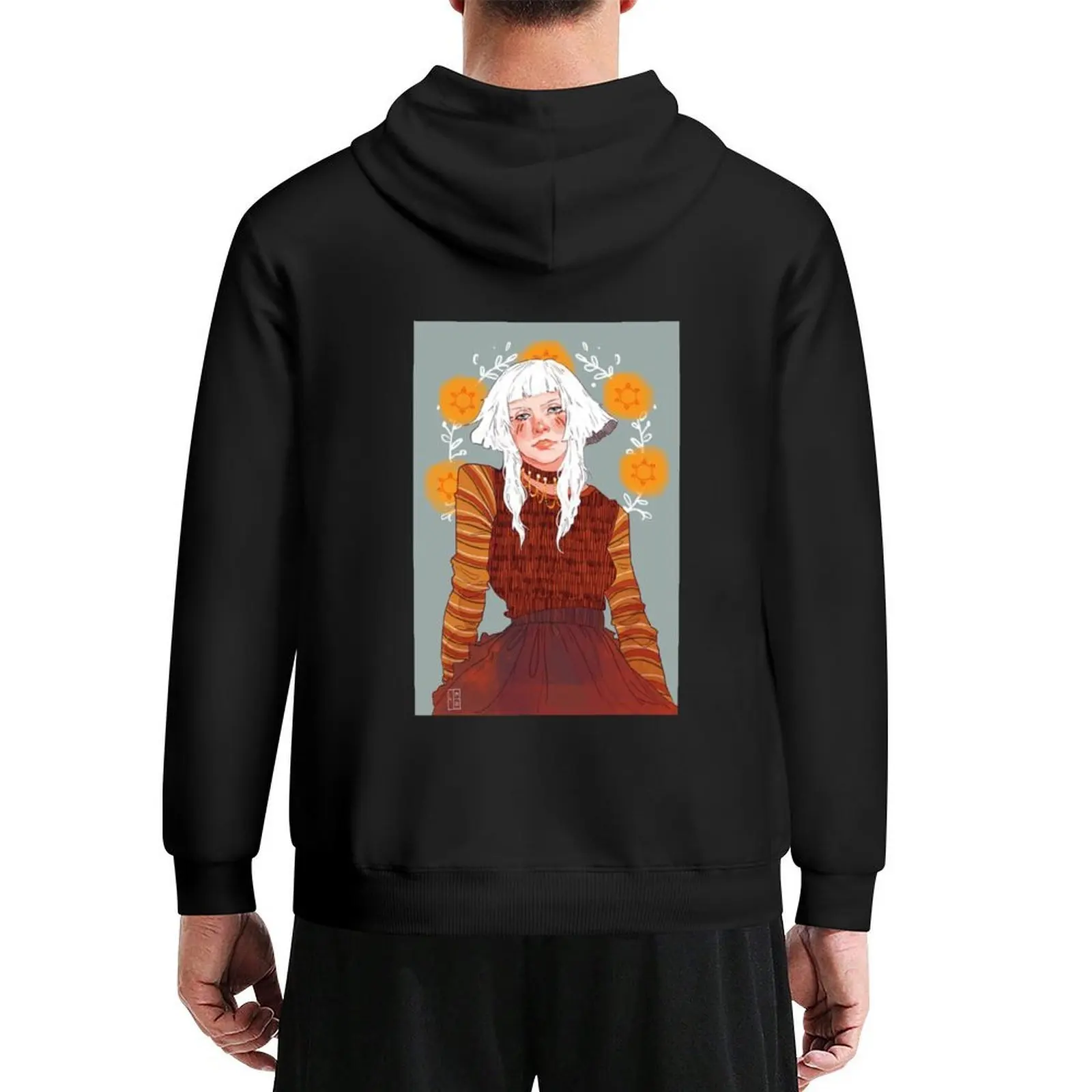 

Aurora Art Print Hoodie autumn jacket men men's coat autumn clothes men's sweat-shirt set tracksuits