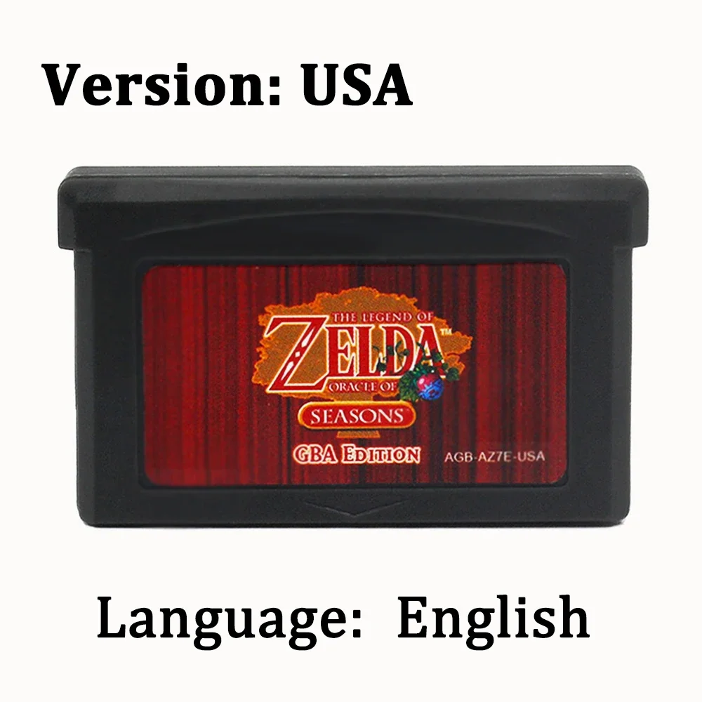 Hot Zelda GBA Game Card Cartridge 32 Bit Video Game Console Zelda Game Card Link To The Past Awakening DX Minish Cap image 3
