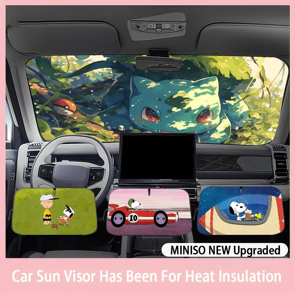

POP MART Car SunShade Windshield sunshade blocks ultraviolet rays, car insulation sunshade protector
