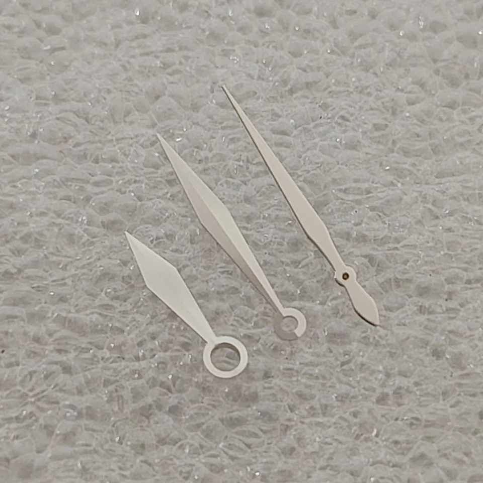 ساعة NH35 عقارب على شكل سيف ذهبي وردي فضي جونميتال بدون عقارب مضيئة لحركة NH35 NH36