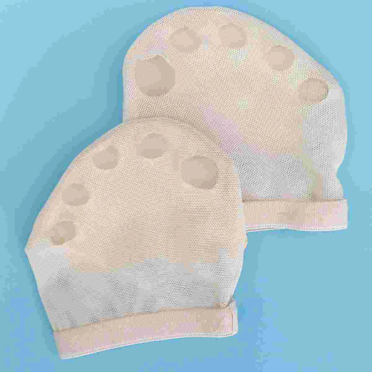 

1 Pair Five Holes Half Socks Forefoot Cushion Protective Foot Pad Foot Care Supplies for Ballet Size M