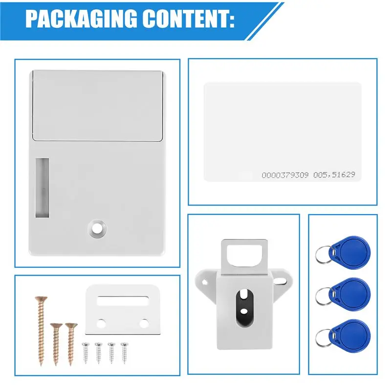 ★Digital Cabinet Intelligent Electronic Locks Invisible Sensor Lock EMID IC Card Drawer For Wardrobe Furniture Hardware