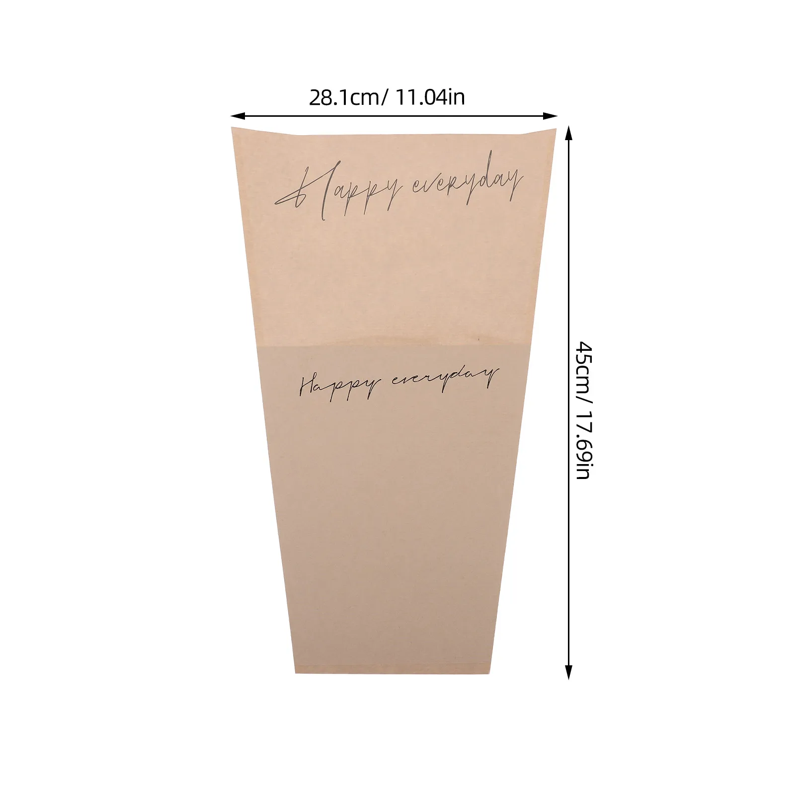 20Pcs Flower Bouquet Packaging Bag Kraft Paper And Plastic Flower Protection Floral Wraps For Birthday Graduation