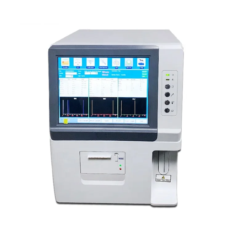 

Hot Selling Model H6001 3 Part CBC Counter Blood Test Automatic Hematology Analyzer Price For Medical Clinical Diagnosis