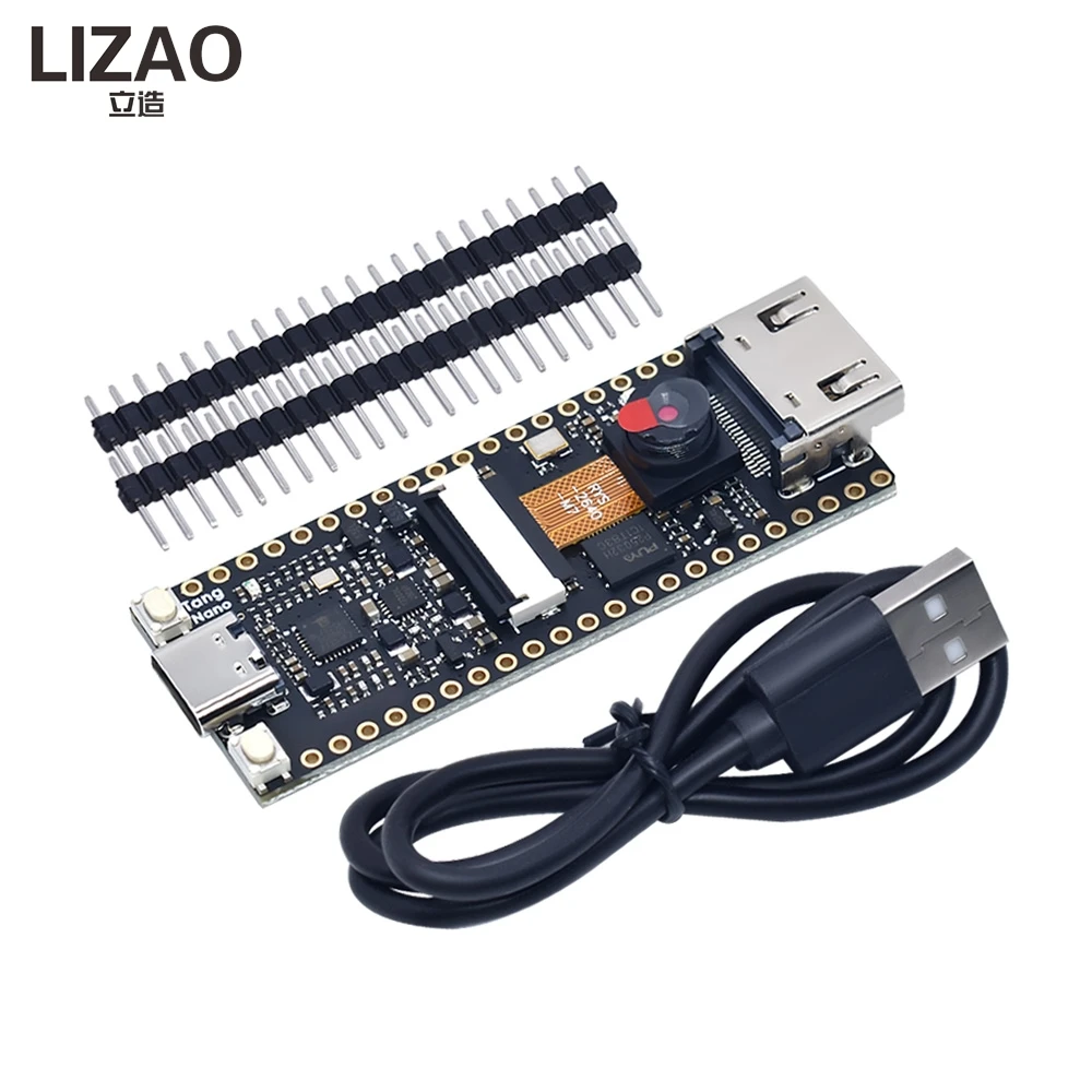 LIZAO Tang Nano 4K FPGA GoAI Development Board With Camera HDMI For Edge AI Embedded Vision Learning Projects