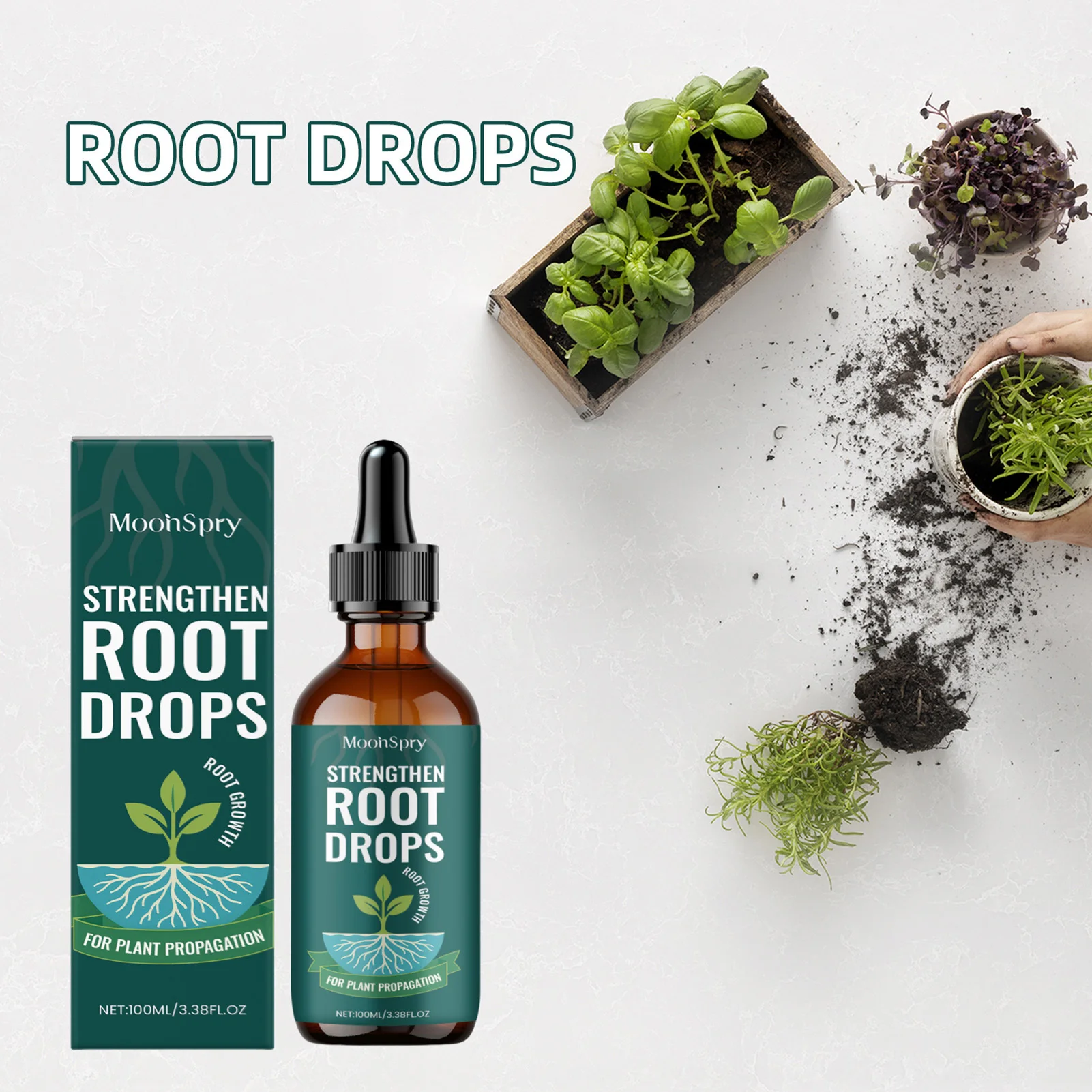 100ml Powerful Rooting Liquid For Cuttings Rapid Root Development Easy & Effective Indoor Green Plants Root Boosters Gardening