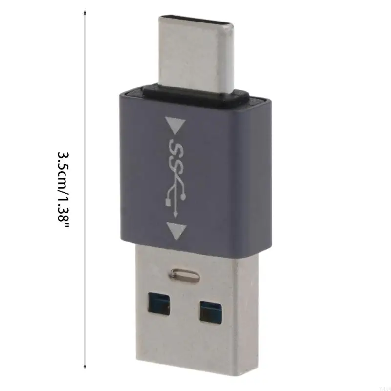 Y88B USB3.0 Adaptador masculino para tipo C suporta sincronização e carregamento dados
