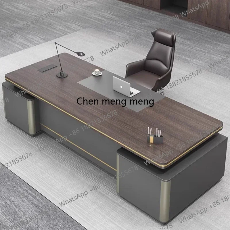 

European Unusual Office Desk Cabinet Standing Organizer Drawers Cheap Office Desk Crafting Minimalist Wooden Bureau Furniture