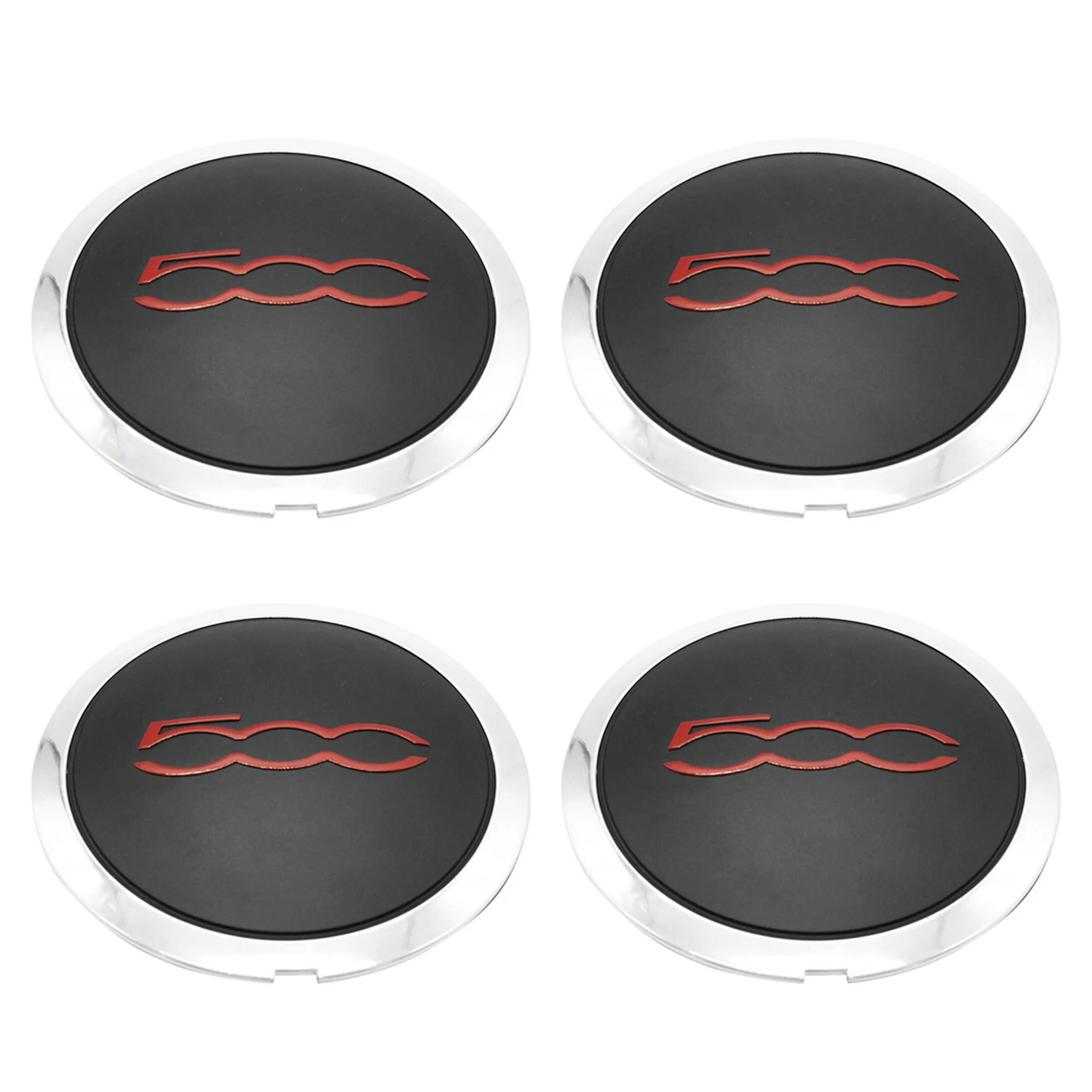 

16 шт., 133 мм колпаки для колес Fiat 500, набор центральных колпачков 68078419AC 68078421AC, пылезащитный чехол 51884863, серебристый