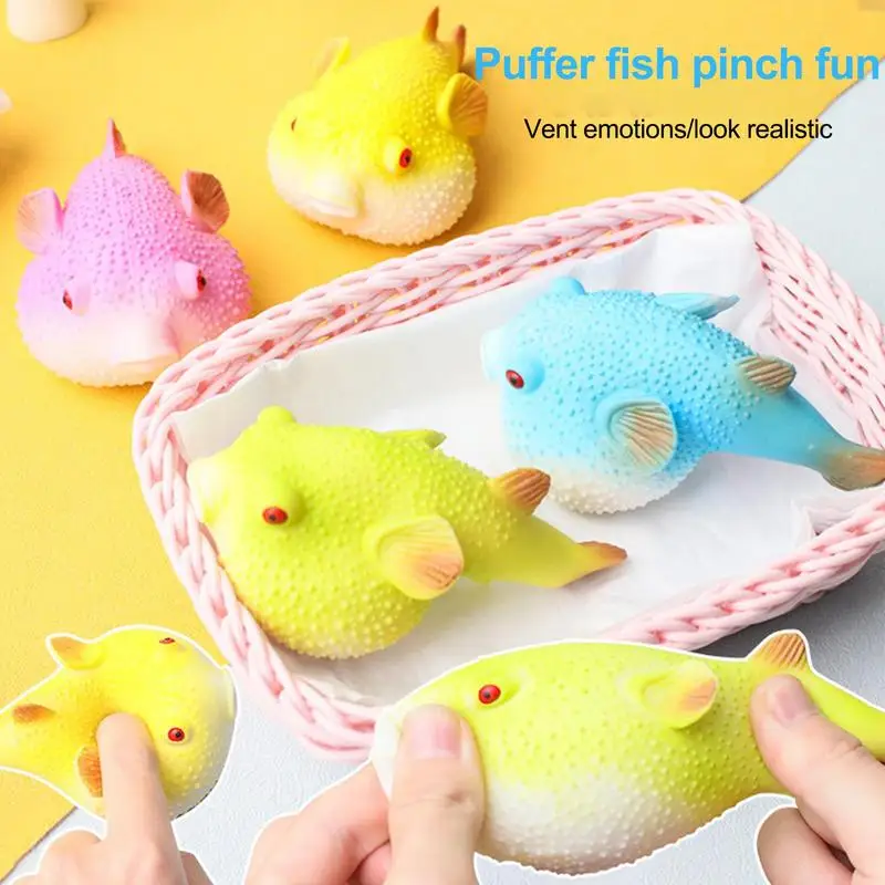 

Relax Yourself Toys Cute Animals Squeeze Toys Fish Shape Stress Relief Balls Child Fish Animal Squeeze Toys Kids Decompress ball