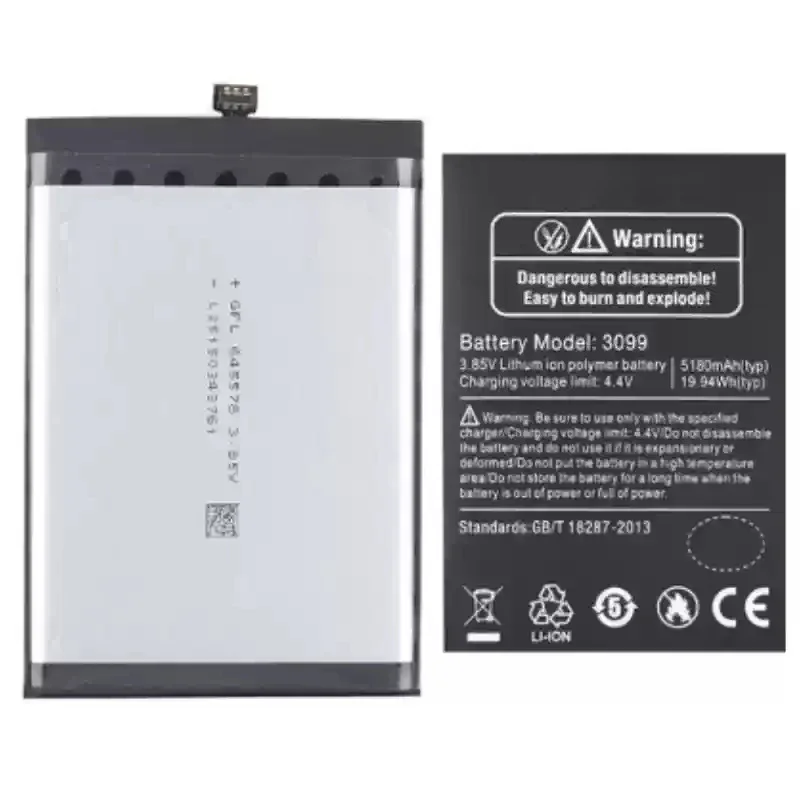 GQ3099 Replacement Li-Polymer Battery for Ulefone Armor X10 Armor X10 Pro Rugged Smartphone