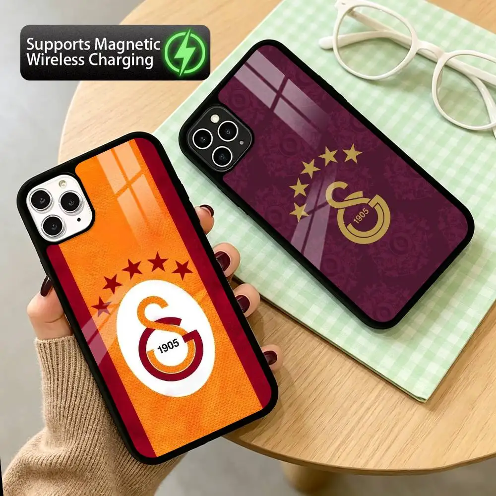 G-Galatasaray S-SK pattern 1905  Phone Case For iPhone17,16,15,14,13,12,11 Plus,Pro Supports Magnetic Wireless Charging