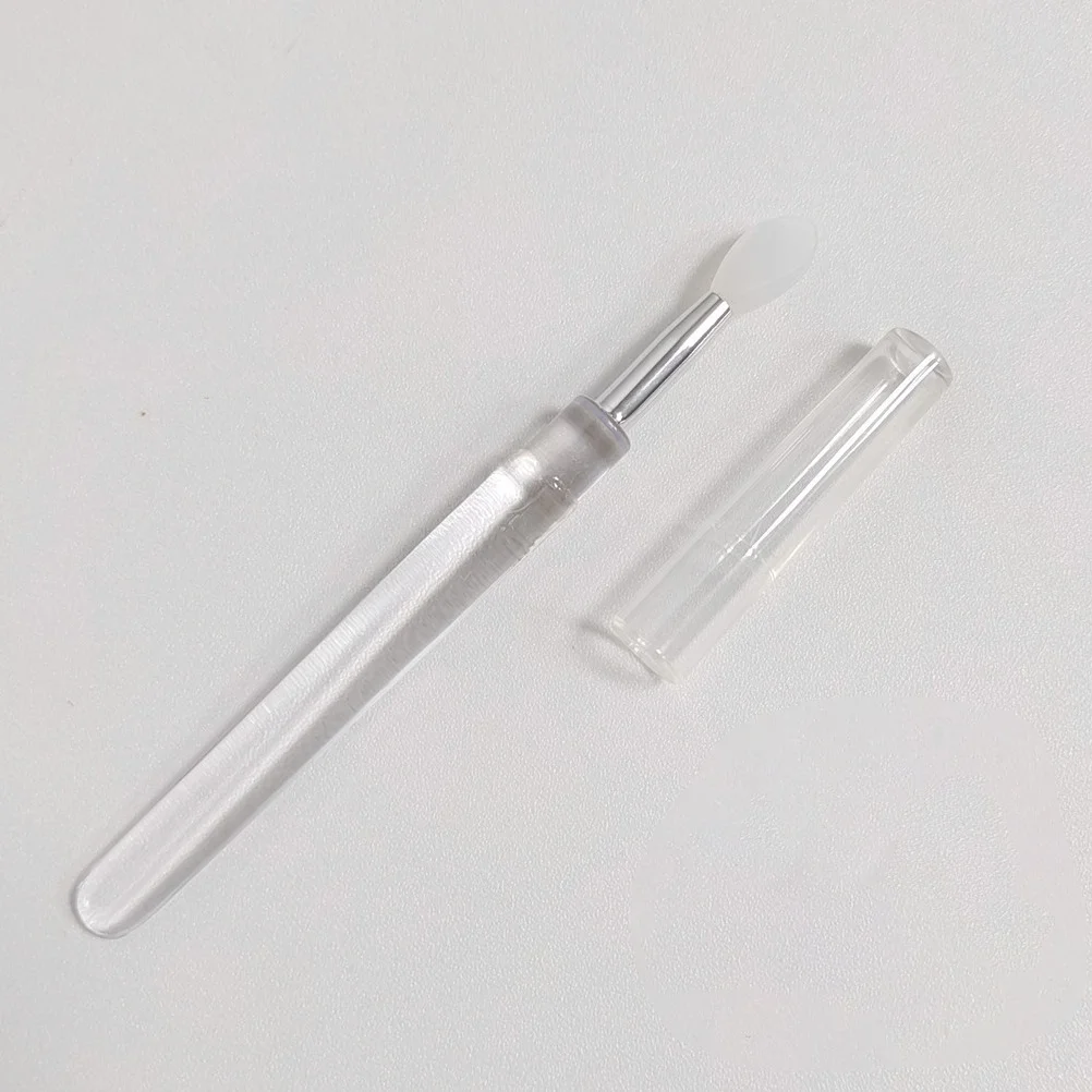 

5Pcs Silicone Lip Brush Soft Handle Makeup Tool for Lipstick Application Compact Portable Beauty Supply Women Lipstick