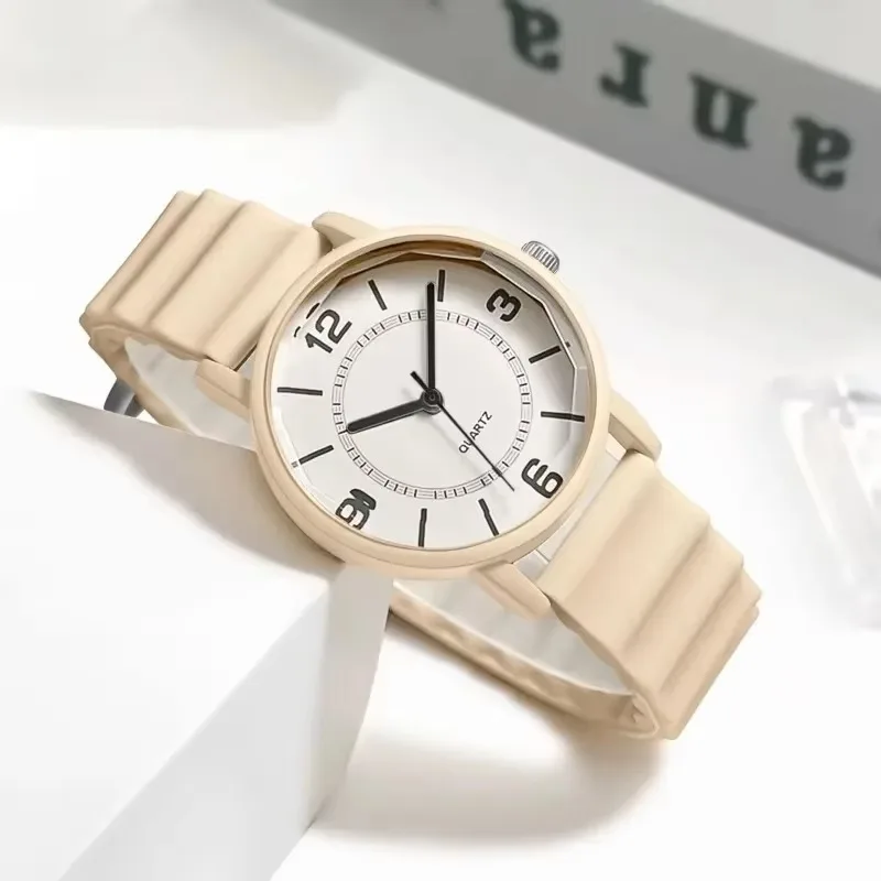 Jelly Color Silicone Strap Women Watches Fashion Simple Dress Quartz Watch Luxury Gift Clock Dropshipping Relojes Para Mujer