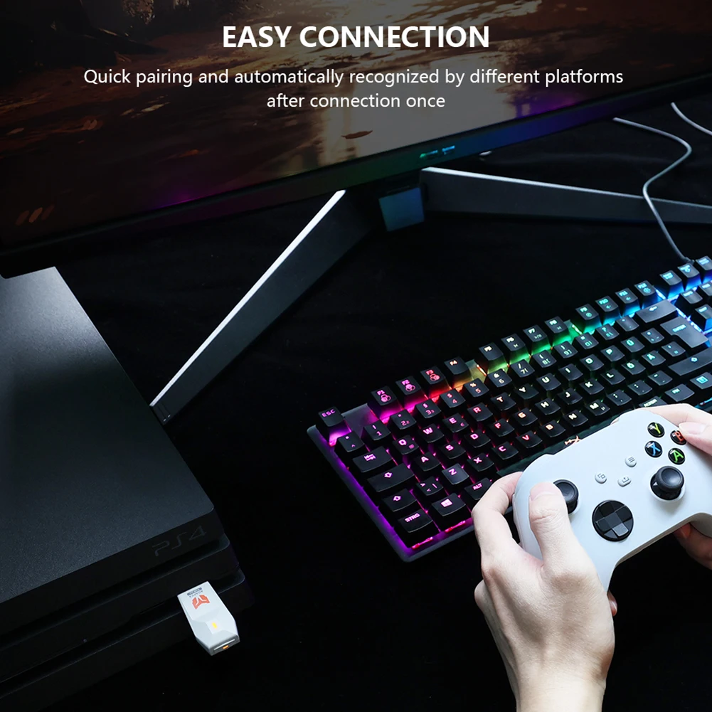 

Беспроводной USB-адаптер BIGBIG WON R100 для геймпадов Switch, PS4/PS5, XBOX