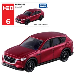 Takara Tomy Tomica No.6 Mazda CX-60 coches de juguete de aleación vehículo de Motor modelo de Metal fundido a presión juguetes de regalo de Navidad para niños