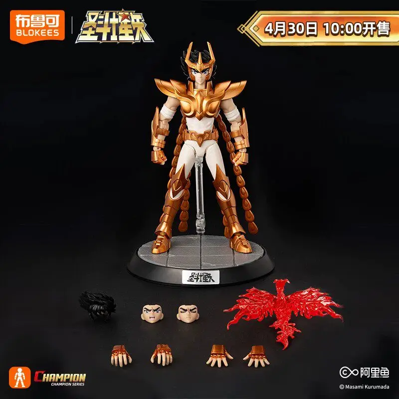 Originele BLOKEES Saint Seiya Boogschutter Seiya Pegasus Aiolos Tenma Pegasus Action Figure Speelgoed Montage Figuur Speelgoed Gift