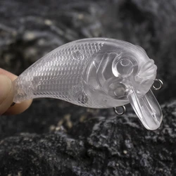 Dr.Holife Crankbait flotante para lubina – cuerpo sin pintar