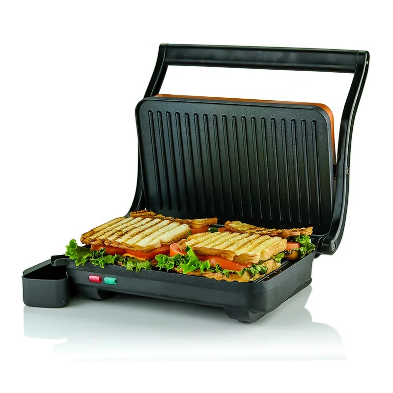 شواية بانيني كهربائية 2025 - صانع الساندوتشات المحمول الذي لا يدخن وشواية شواء متعددة الأغراض