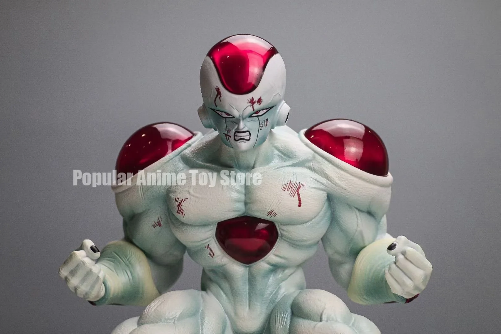 7.48in/19cm Anime Dragon Ball Z Figure Two Heads Max Power Frieza Figure PVC Frieza Collectible Model Toys Gifts