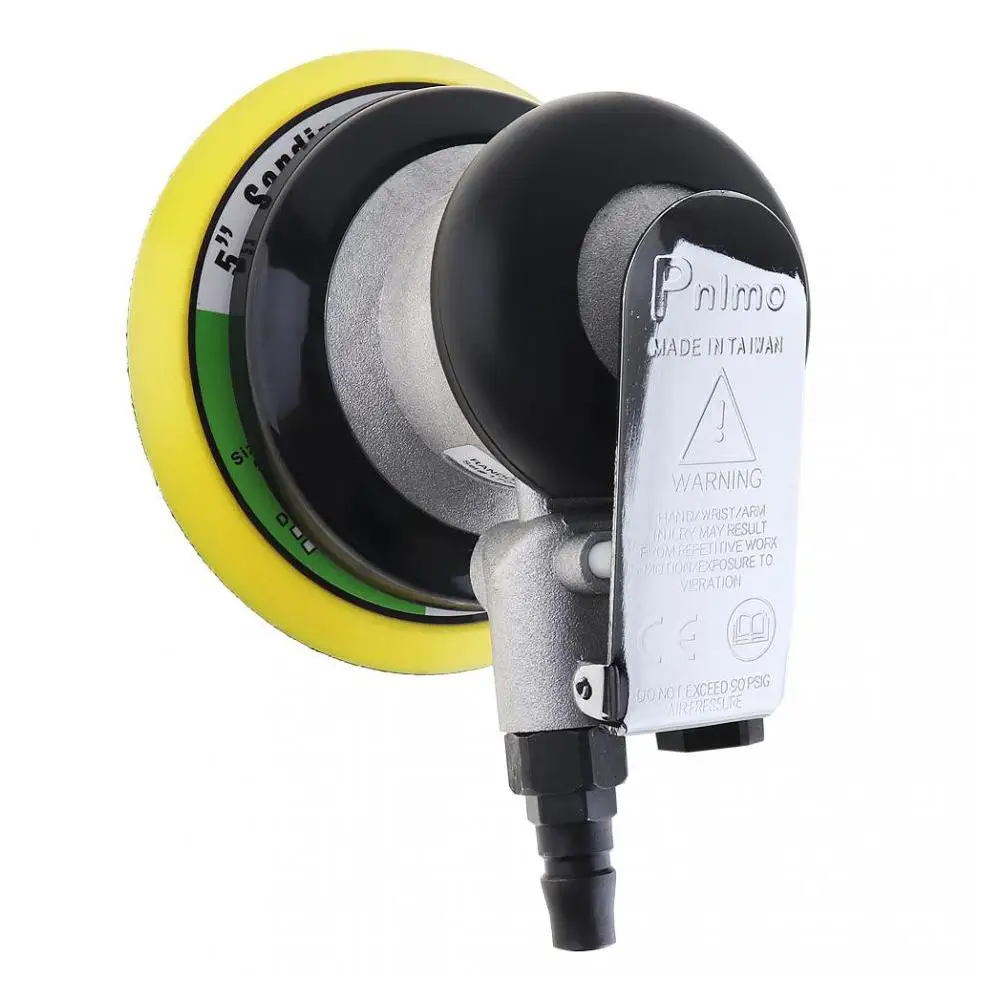 5 Inch Non-vacuum Matte Surface Circular Pneumatic Sandpaper Random Orbital Air Sander Polished Grinding Machine Hand Tools