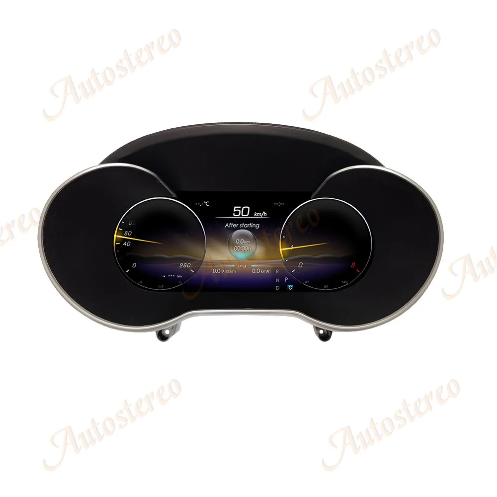 Car Digital Cluster Carplay Virtual Cockpit Screen For Mercedes Benz X Class W470 X250 X350 2015-2020 Dashboard Speed Meter