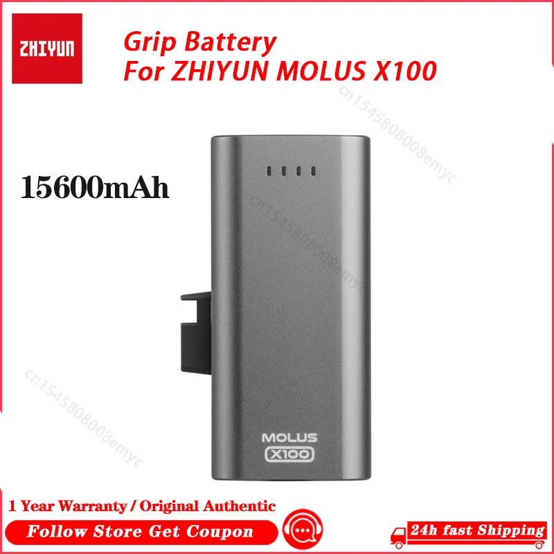 Handle Battery For ZHIYUN MOLUS X100 Accessory Grip Battery 15600mAh USB Type-C DC Support PD Fast Charger