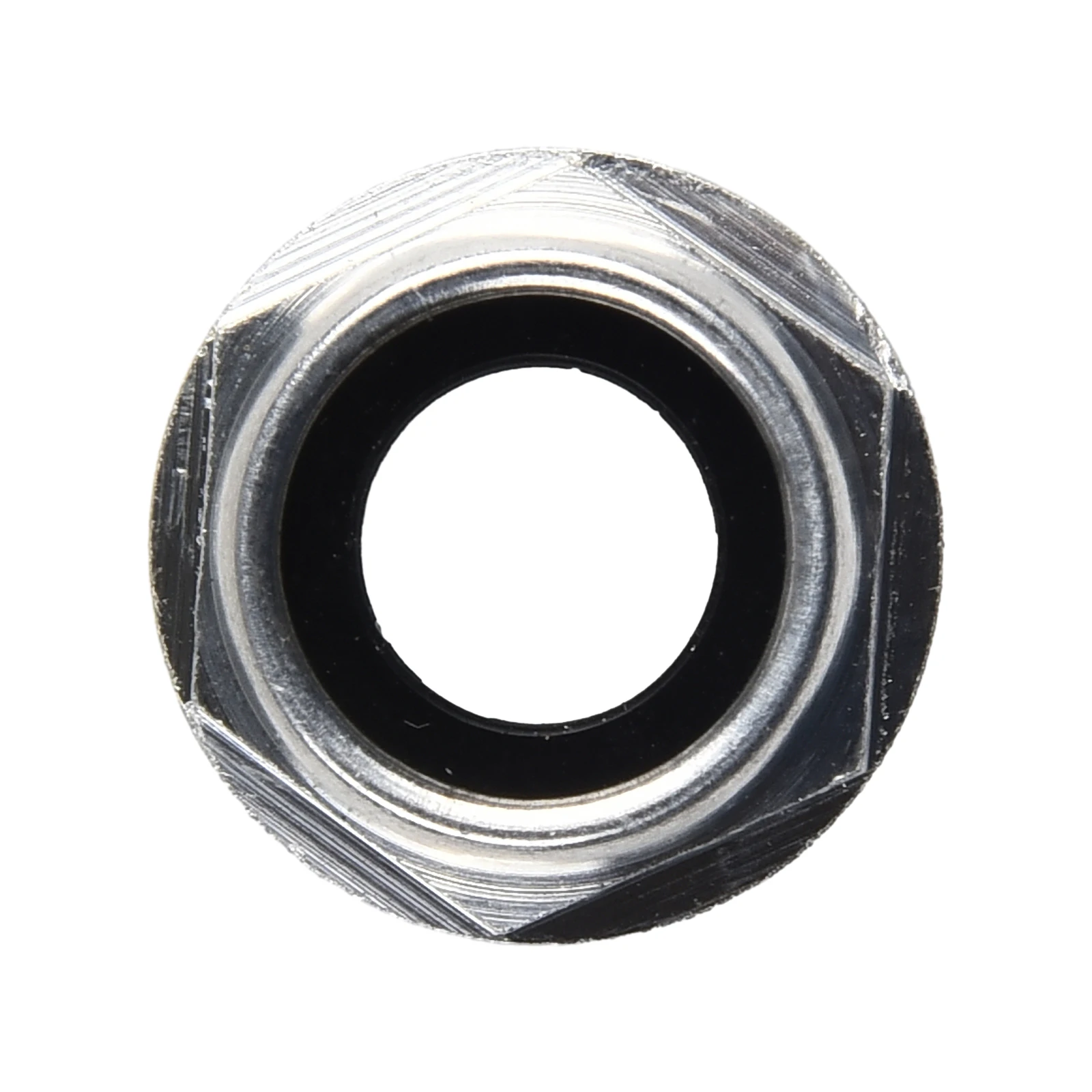 Home Oil Mirror Sight Glass Hexagon Socket Air Compressor Strong Aluminum Easy Installation External Level Liquid