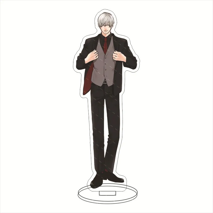 Anime A Sign of Affection Stand Cosplay Figures Yuki Itose Itsuomi Nagi Campus Love Model Plate Standing Doll Story Couple Gifts