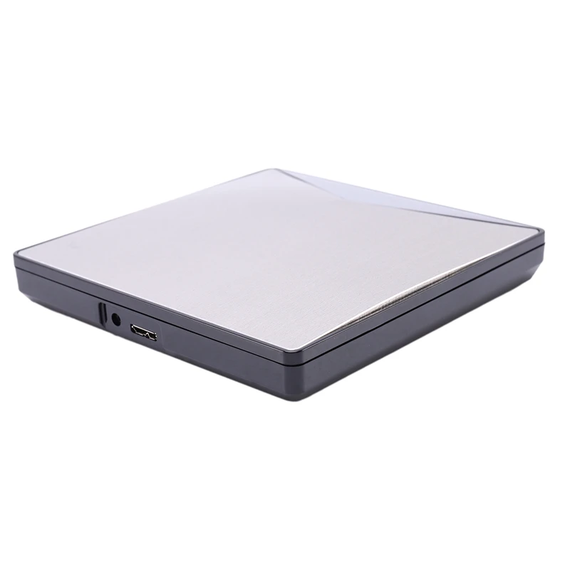 External Optical Drive USB 3.0 CD/DVD-ROM Combo Aluminum DVD RW ROM Rewriter Burner For  Pro Laptop Win 7/8.1/10 Linux