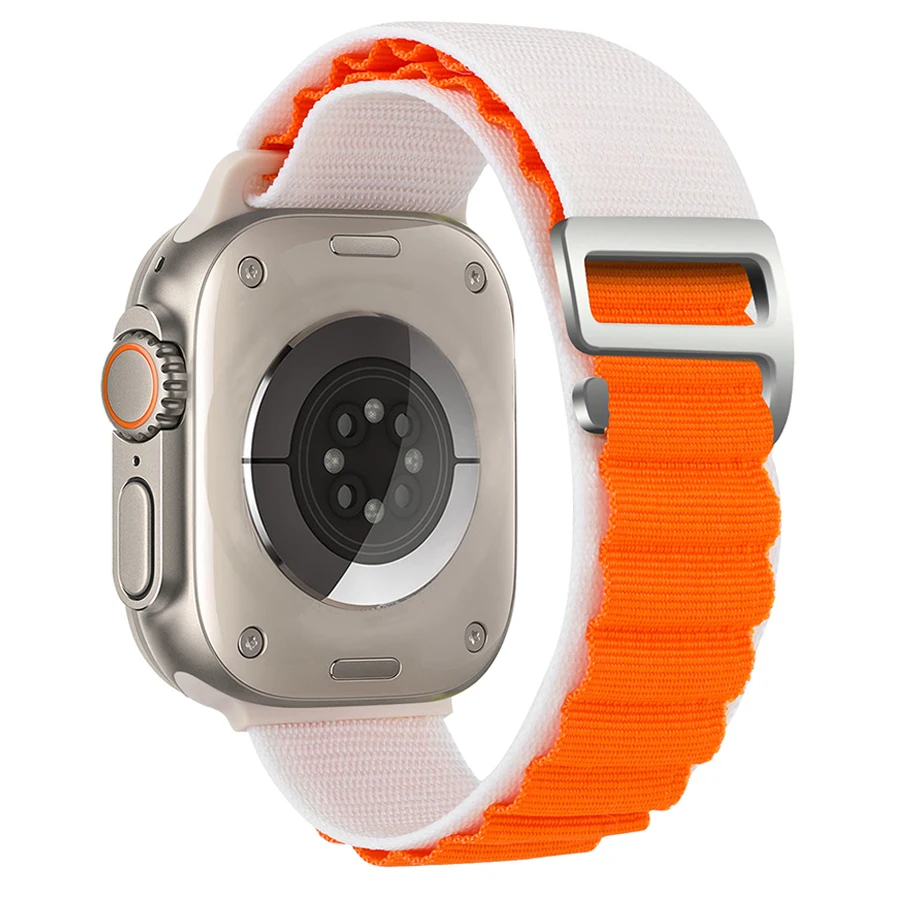 Apple Watch bandjes 45mm 46mm 49mm 42mm iWatch band 44mm 40mm Nylon Alpine armband Correa Serie 10 9 8 7 6 11 SE Ultra 2 3