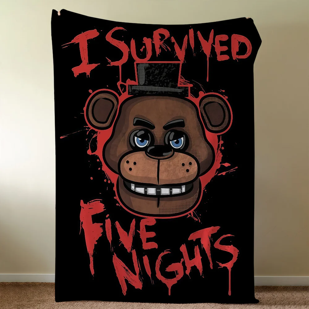 Blanket At F-Freddys Throw Super Cosy Plush Living Room N-Nights F-FiveS Sofa Couch Childish Birthday Gifts