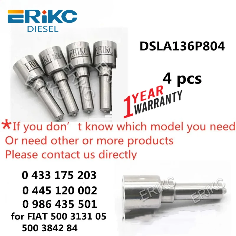 

DSLA136P804 0433175203 Форсунка Common Rail DSLA 136P 804 для PEUGEOT 0445120002 1980 81 1980 83 50 01 849 912