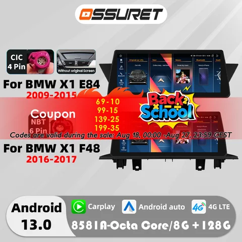 10 best sales bmw x1 e84 android - №2