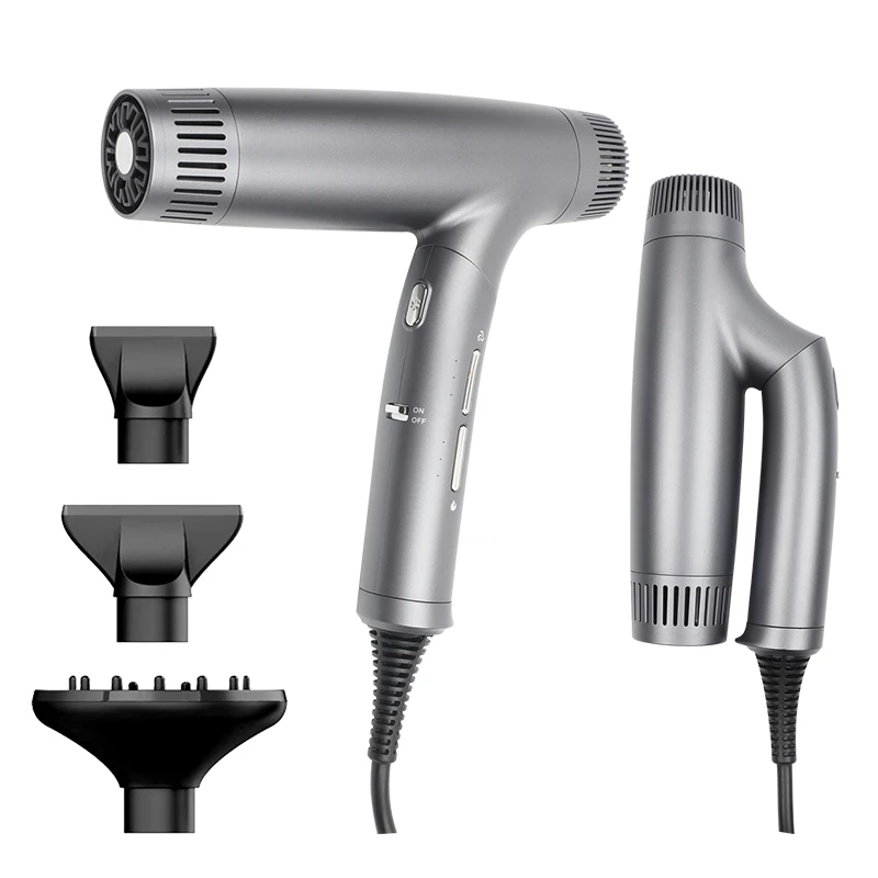 

Professional Salon One-Step High-Speed Hair Dryer Foldable Portable Infrared 1200W BLDC Leafless Blower Diffuser Hot Air Blow
