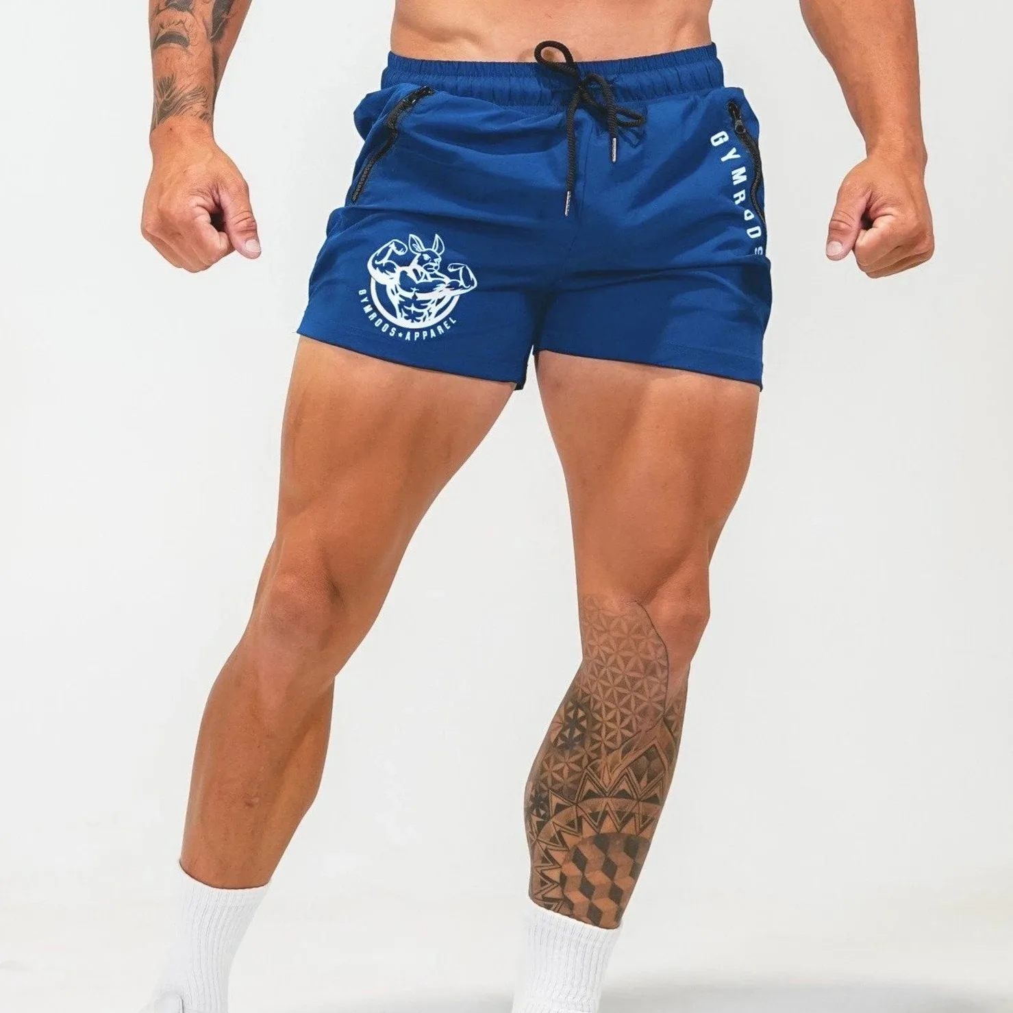 Running Sport Shorts Men Summer Gym Fitness Bodybuilding Quick Dry Bermuda Male Beach Pants Swim Trunks Jogging Training Bottoms