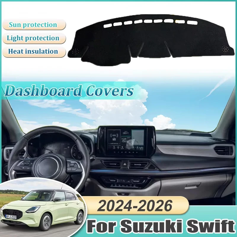 

Dashboard Cover For Suzuki Swift AOL 2024 2025 2026 Mat Carpet Pad Protection Shade Cape Anti-sun Cushion Car Sticker Accessorie